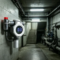 Intelligenter Punktgasdetektor mit integriertem Alarmsystem