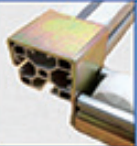 Conector de Trilho de Junta de Suporte de Rolamento para Sistema de Fluxo de Tubos