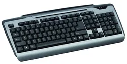 Einfaches Design Tastatur mit 10 Multimedia-Tasten Tastatur für Computer