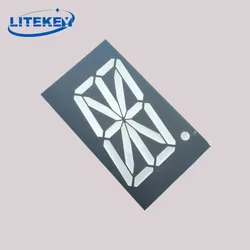 2 1인치 단일 숫자 16 세그먼트 LED 디스플레이