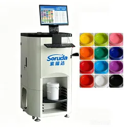Machine de mélange de couleurs à base de solvant et à base d'eau pour la peinture
