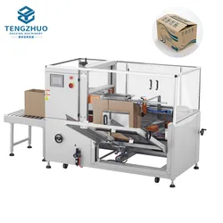 Máquina de Montagem de Caixa de Papelão com Abertura Superior