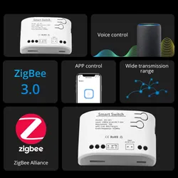 Controle Remoto RF Zigbee SLS Módulo Relé Inteligente Tuya Interruptor Controlador 1CH