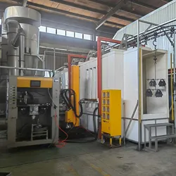Cabine de Pintura por Pulverização Automática com Sistema de Recuperação por Ciclone para Alta Eficiência