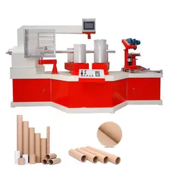 Máquina de Fabricação de Tubos de Papel e Núcleos de Papel com Tela Sensível ao Toque