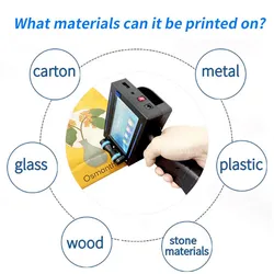Impressora de Jato de Tinta Portátil Impressora de Jato de Tinta Manual