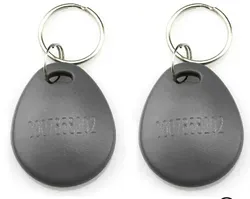 Fob de Chave de Metal RFID Anéis de Chave Coloridos Fob Ecológico