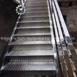 Automatische Anti-Rutsch-Diamantmuster-Stahlplatten-Prägemaschine