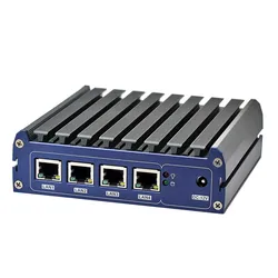 Melhor Vendedor Mini Computador 4 RJ45 LAN Desktop 4 Processador Core Computador Industrial Thin Client Mini PC
