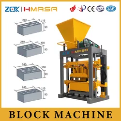 Máquina de Fazer Tijolos Semi Automática Pequena