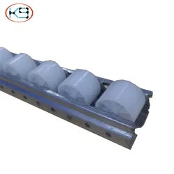60mm Rollenbahn Gleitschiene Placon Rollenbahn für Rohrregalsystem