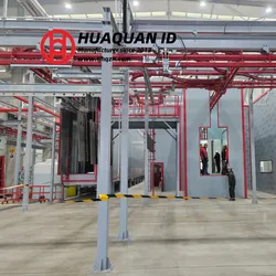 Fabricante de Linha de Pulverização Automática Linha de Revestimento a Pó Eletrostático Linha de Revestimento a Pó