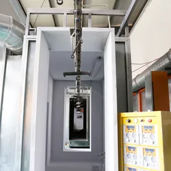Linha de Pintura em Pó Industrial Totalmente Automática com Sistema de Processo Integrado