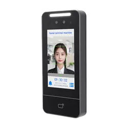 Xface50V Alta Definição 5-Inch Sistema de Controle de Acesso com Registro de Tempo Biométrico