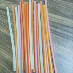 Otomatik Yenilebilir Pirinç İçecek Pipeti Yapma Makinesi
