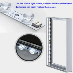 Schmaler Abstrahlwinkel wasserdichte LED-Streifenlicht Seiten-LED-Modul für Lichtkasten