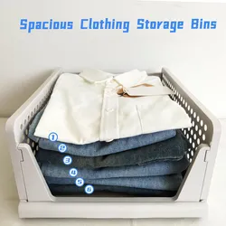 Neues Zuhause Verwendung Stapelbare Faltbare Schubladenstil Mehrstufige Kleiderspeicherbox