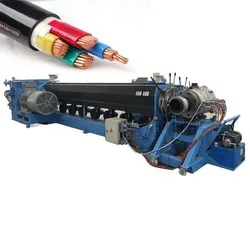 Hochleistungs-Kabel-Extrusionsmaschine. Glasfaserkabel-Maschinenlinie