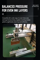 Impressora para Impressão em Tela Máquina Automática de Serigrafia com Sistema de Secagem