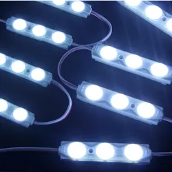 DC12V Modul Tanda Tegangan Aman LED 3 Modul 1.2W/PC dengan Lensa PCB Aluminium Injeksi