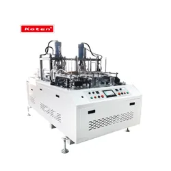 Hochleistungs-Zwei-Modell-Box-in-einer-Maschine-Papier-Schnellrestaurant-Behälter-Box-Herstellungsmaschine Chj-a