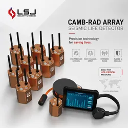 Detector de Vida Sísmico para Colapso de Edifícios e Operações de Resgate em Terremotos Array de Sensores Equipamento de Busca e Resgate Sistema de Monitoramento de Áudio Sísmico