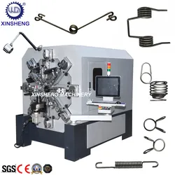 Máquina de formación de resortes de compresión, extensión y torsión sin camisas CNC automática, máquina de formación de alambre