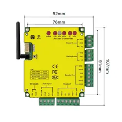 WiFi Tuya Smart Mobiltelefon APP Online Autorisierung Fernentriegelung Multifunktionales Zugangskontrollpaneel Modul Controller