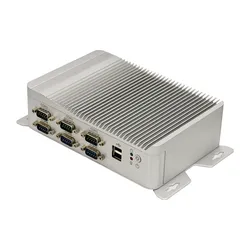 Computador Mini PC Box para Computação de Borda Industrial Sem Ventoinha 8g RAM Disco Rígido 128g Mini PCS Opcionais