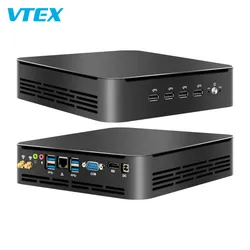 Lüfterloser Dual-LAN-PC Mini-Computer Mini-PC