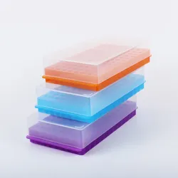 96 Giá đỡ ống nghiệm Grid 0.2ml Giá đỡ ống nghiệm PCR 8 Giá đỡ ống nghiệm thử nghiệm PCR