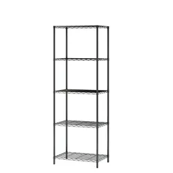 Bodenstehender Stauraum Bücherregal Zeitschriftenständer Offenes Drahtregal für das Wohnzimmer