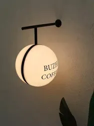 Außen Rundlichtkasten Geschäftsschild doppelseitiger projizierender Lichtkasten LED Lichtkasten Schildtafel