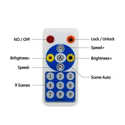 Unterstützung für Handy-App Fernbedienung Dual-Ausgang LED-Pixelstreifen-Controller Sp601e