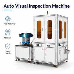 Maßgeschneiderte automatische visuelle Inspektionsmaschine zur Fehlererkennung und Sortierung von Schraubennüssen und Unterlegscheiben