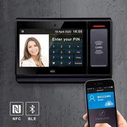 Sistema de Controle de Acesso Biométrico com Reconhecimento de Impressão Digital de Luz Visível com Tela Touch Screen de 7 Polegadas Baseado em Linux com WiFi