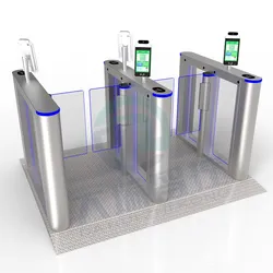 Sistema di controllo accessi con barriera a battente automatica a velocità