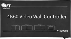 4K Processador Controlador de Videowall HDMI 1X9 Emenda de Múltiplas Telas com Rotação de 180°