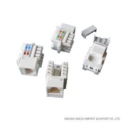 Conector UTP CAT6 Jack Keystone RJ45 Módulo de Rede Jack CAT6 Conector Ethernet 8p8c Módulo Jack Keystone