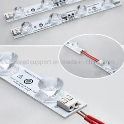 Placa de Exibição LED de Alto Lúmen Módulo LED Edgelit 24V Fita de Iluminação LED