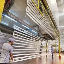 Automatische kompakte Pulverbeschichtungsanlage für kleine Fabriken