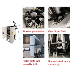 Construção de Máquina de Mistura de Cores para Correspondência de Cores de Materiais de Sacos