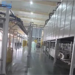 Automatische Pulverbeschichtungsanlage mit schwerem Überkopf-Hängebahn und Pulversprühkabine Pulverbewirtschaftungssystem