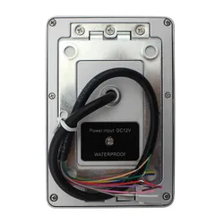 IP65 Waterdichte Metalen Touchscreen Wiegand Uitgang/Ingang Beheerkaart RFID Kaart Toegangscontrolesysteem