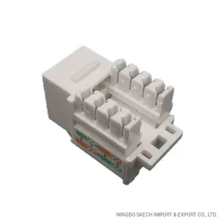 Conector UTP CAT6 Jack Keystone RJ45 Módulo de Rede Jack CAT6 Conector Ethernet 8p8c Módulo Jack Keystone