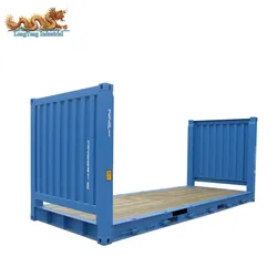 Festes Ende 20FT Versandcontainer Flachgestell