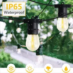 Premium wetterfeste LED-Lichterkette für den Außenbereich