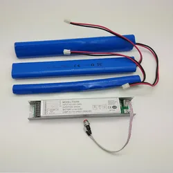 Kit de Emergência LED Driver Bateria Recarregável Pacote de Iluminação Inversor LED para Tubo LED