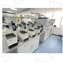 การสกัดตัวอย่างหลายตัวพร้อมกันด้วยระบบหมุนระเหยสุญญากาศขนาดเล็กที่มีหน้าจอสัมผัส LCD 4.3