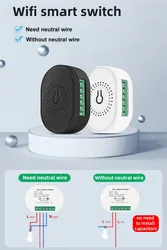 SLS Tuya WiFi 16A Mini Smart Light Switch Modul Relais Switch-Modul